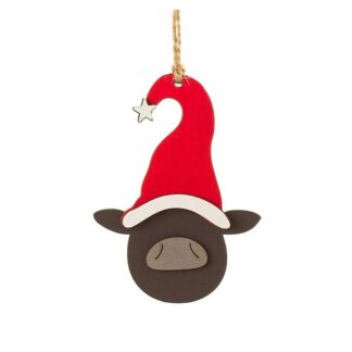 Christmas Decoration | Santa Moo