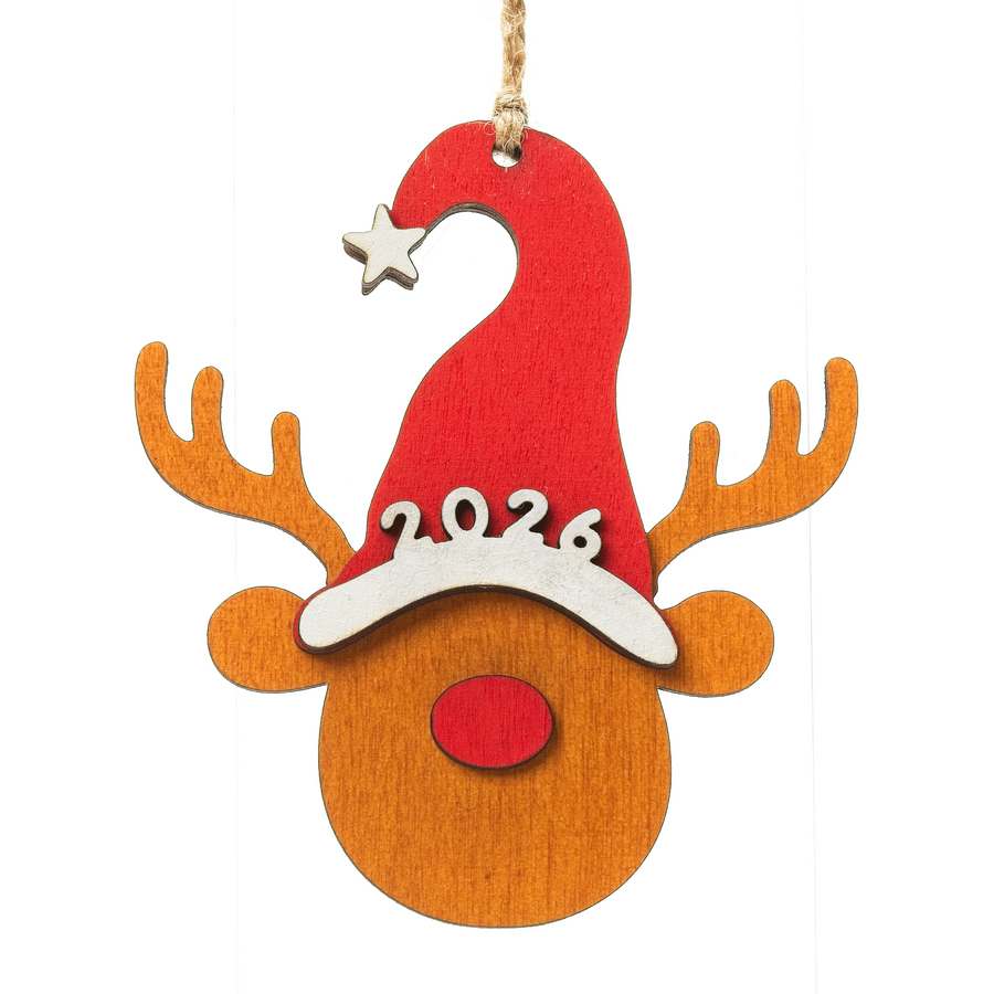 2026 Reindeer - Christmas Decoration