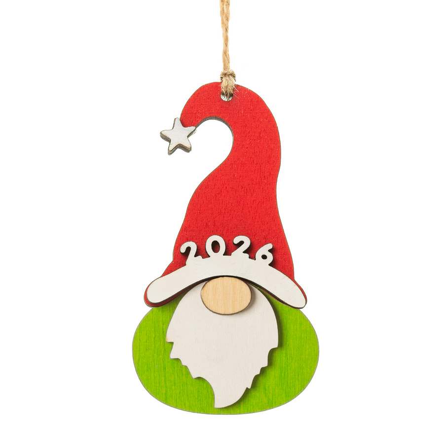 2026 Gnome Green - Christmas Decoration